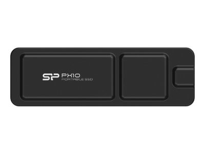 Silicon Power Portable SSD, PX10, 1000 GB, USB 3.2 Gen 2, Black