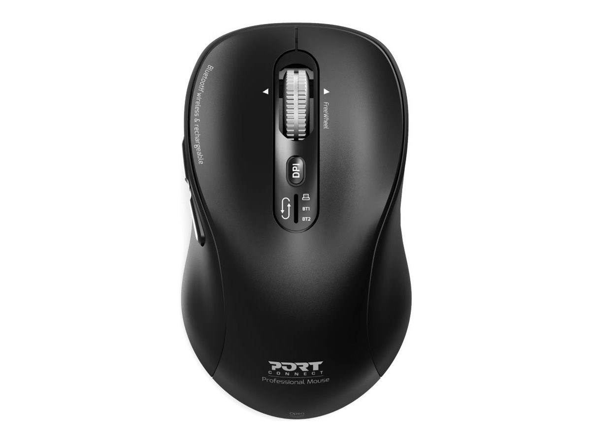 PORT CONNECT Expert Mouse,, Wireless, Bluetooth, Black