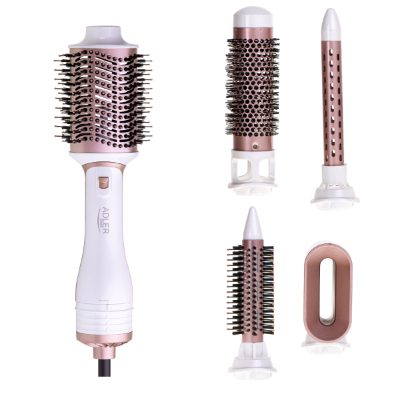 Hair Styler 5 in 1, AD 2027, 1200 W, Pearl White/Rose Gold