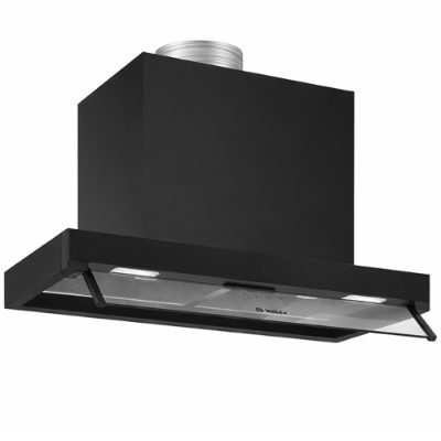 Bosch DBB65CC60, Hood, Canopy, Energy efficiency class B, Width 60 cm, Mechanical, 582 m³/h, Matte Black, LED