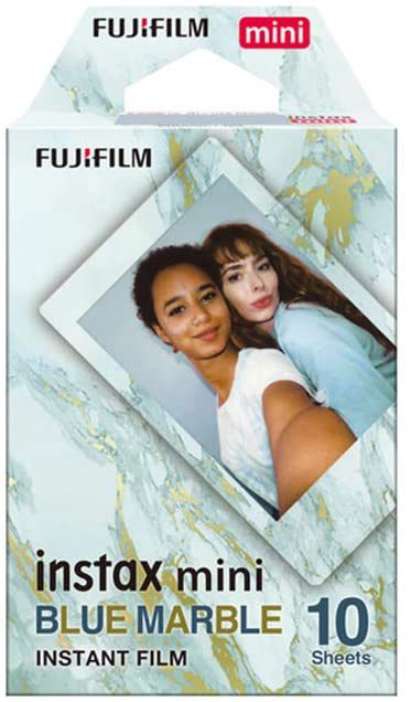 Instax Mini Blue Marble (10pl) Instant Film, 54 x 86 mm