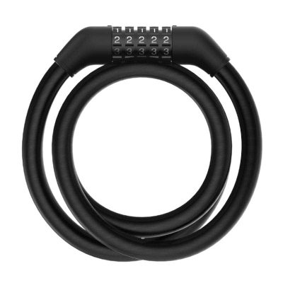 Electric Scooter Cable Lock, Black, Steel cable, ABS, zinc alloy