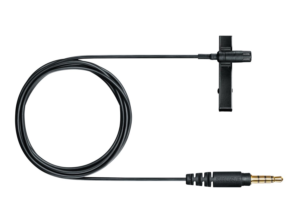 Shure MVL Lavalier Microphone for Smartphone or Tablet, Shure
