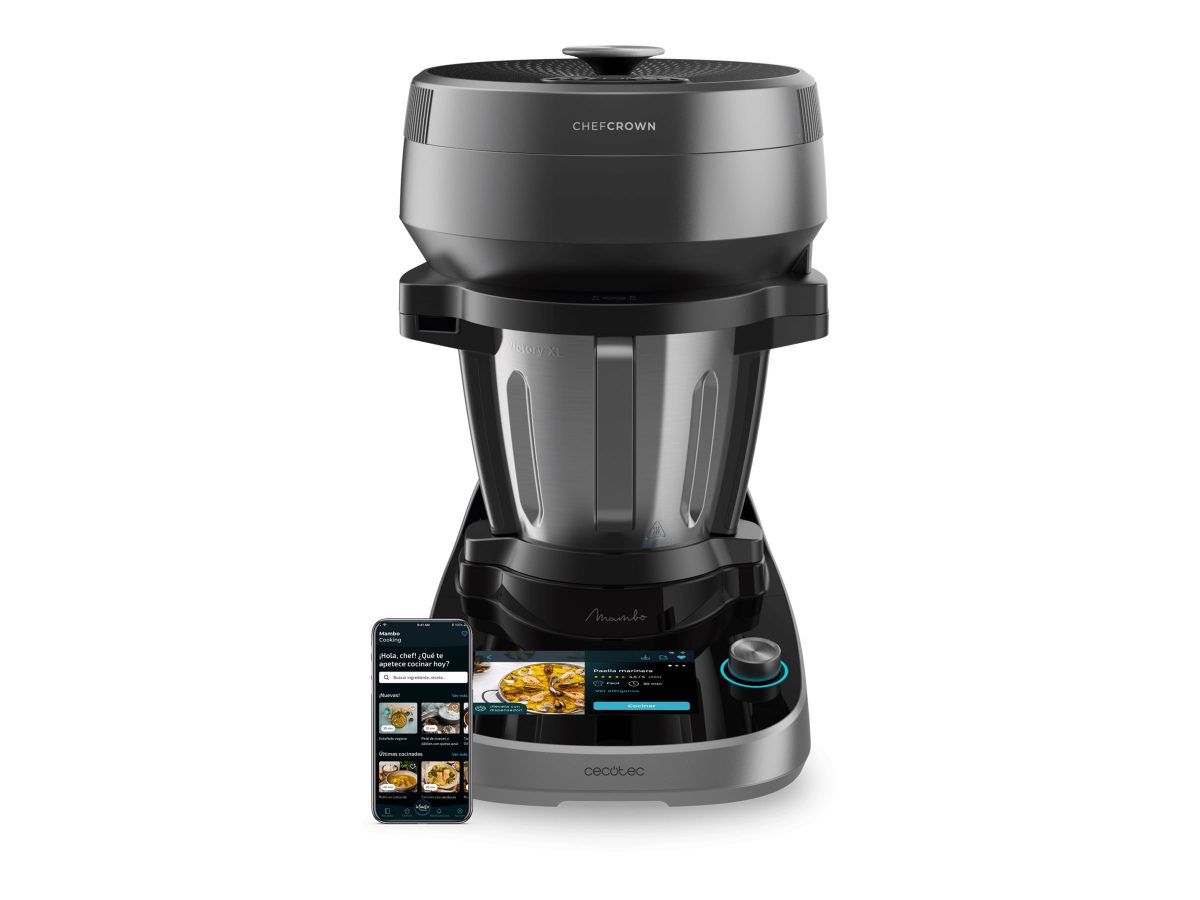Cecotec Mambo CooKing Victory, Multifunctional Robot, 1700 W, Number of speeds 19, Bowl capacity 4.5 L, Black/Grey