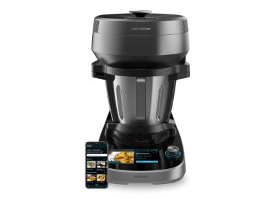 Cecotec Mambo CooKing Victory, Multifunctional Robot, 1700 W, Number of speeds 19, Bowl capacity 4.5 L, Black/Grey