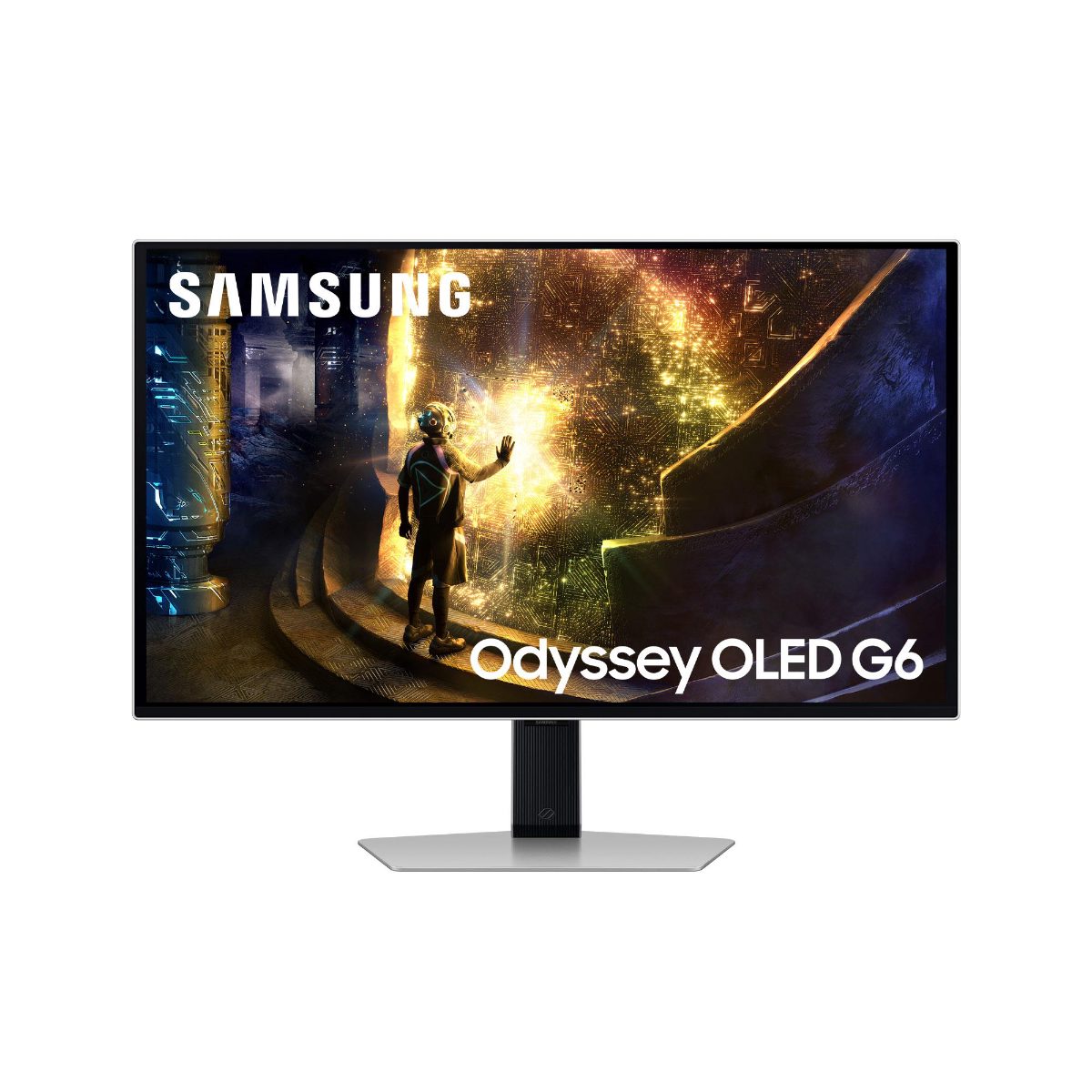 LS27DG610SUXEN, 27 ", OLED, QHD, 16:9, 240 Hz, 0.03 ms, 2560 x 1440 pixels, 250 cd/m², HDMI ports quantity 2, Silver