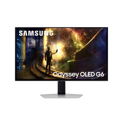 LS27DG610SUXEN, 27 ", OLED, QHD, 16:9, 240 Hz, 0.03 ms, 2560 x 1440 pixels, 250 cd/m², HDMI ports quantity 2, Silver
