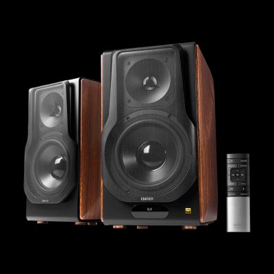 Edifier Premium 2.0 Speaker System, S3000MK II, Bluetooth, Wireless connection, Brown