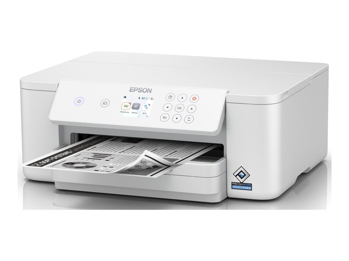 Printer, WF-M4119DW, Inkjet, Mono, Wi-Fi, White