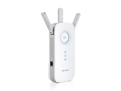 Extender, RE450, 802.11ac, 2.4GHz/5GHz, 450+1300 Mbit/s, 10/100/1000 Mbit/s, Ethernet LAN (RJ-45) ports 1, MU-MiMO No, no PoE, Antenna type 3xExternal