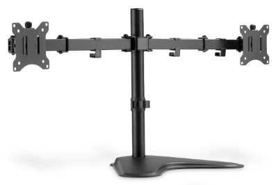 Digitus Desk Mount, DA-90401, Adjustable Height, Rotate, Swivel, 15-32 ", Maximum weight (capacity) 2x8 kg, Black