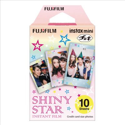 Instax Mini Shiny Star Instant Film, 86 x 54 mm, Quantity 10