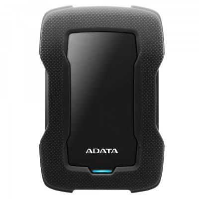 External HDD, ADATA, HD330, AHD330-5TU31-CBK, 5TB, USB 3.2, Colour Black