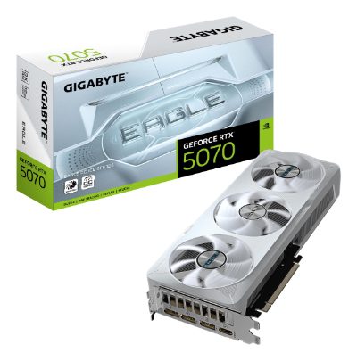 Gigabyte GeForce RTX 5070 EAGLE OC ICE SFF 12G, NVIDIA, 12 GB, GeForce RTX 5070, HDMI ports quantity 1, PCI-E 5.0