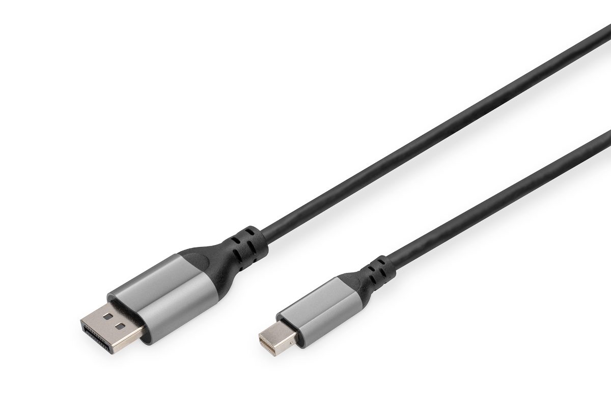 8K DisplayPort Adapter Cable, Mini DP to DP, 2 m, DB-340106-020-S, DisplayPort to DisplayPort
