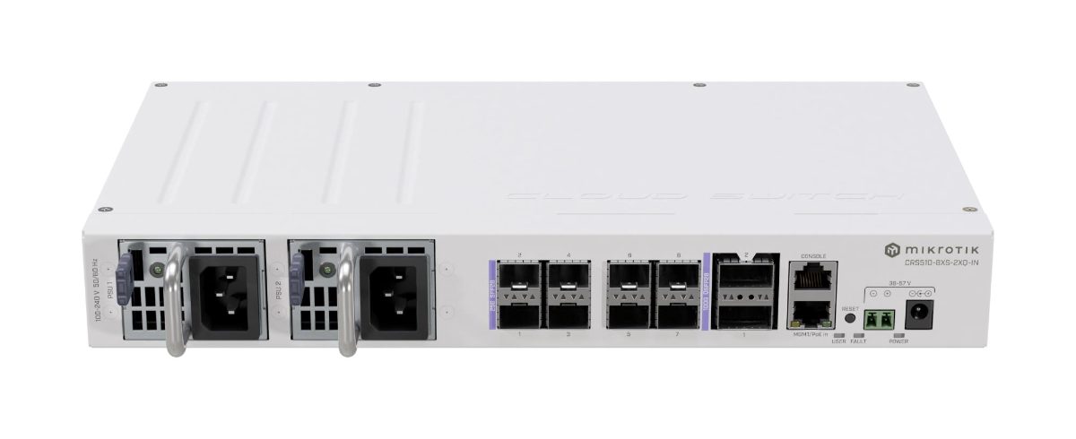 Switch, MIKROTIK, 10xSFP28, 1xConsole, CRS510-8XS-2XQ-IN