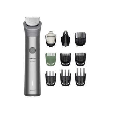 PHILIPS Multigroom series 5000 All-in-one trimmeris sejai, matiem un ķermenim, pelēks