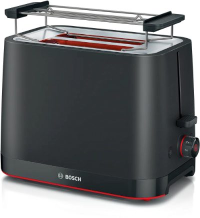 Bosch Compact Toaster, TAT3M123 MyMoment, Power 950 W, Number of slots 2, Housing material Plastic, Black