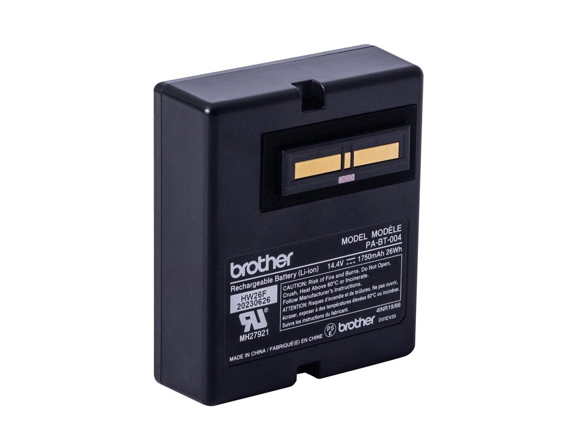 Rechargeable lithium-ion battery for TD-2D label printers, PA-BT-004