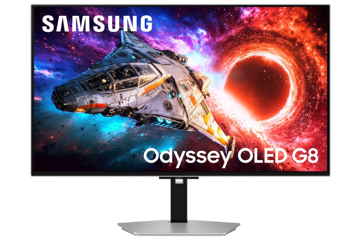 Samsung LS32HG800SUXEN Odyssey OLED G8, 32 ", OLED, 4K, 16:9, 240 Hz, 0.03 ms, 3840 x 2160 pixels, 300 cd/m², HDMI ports quantity 2, Silver