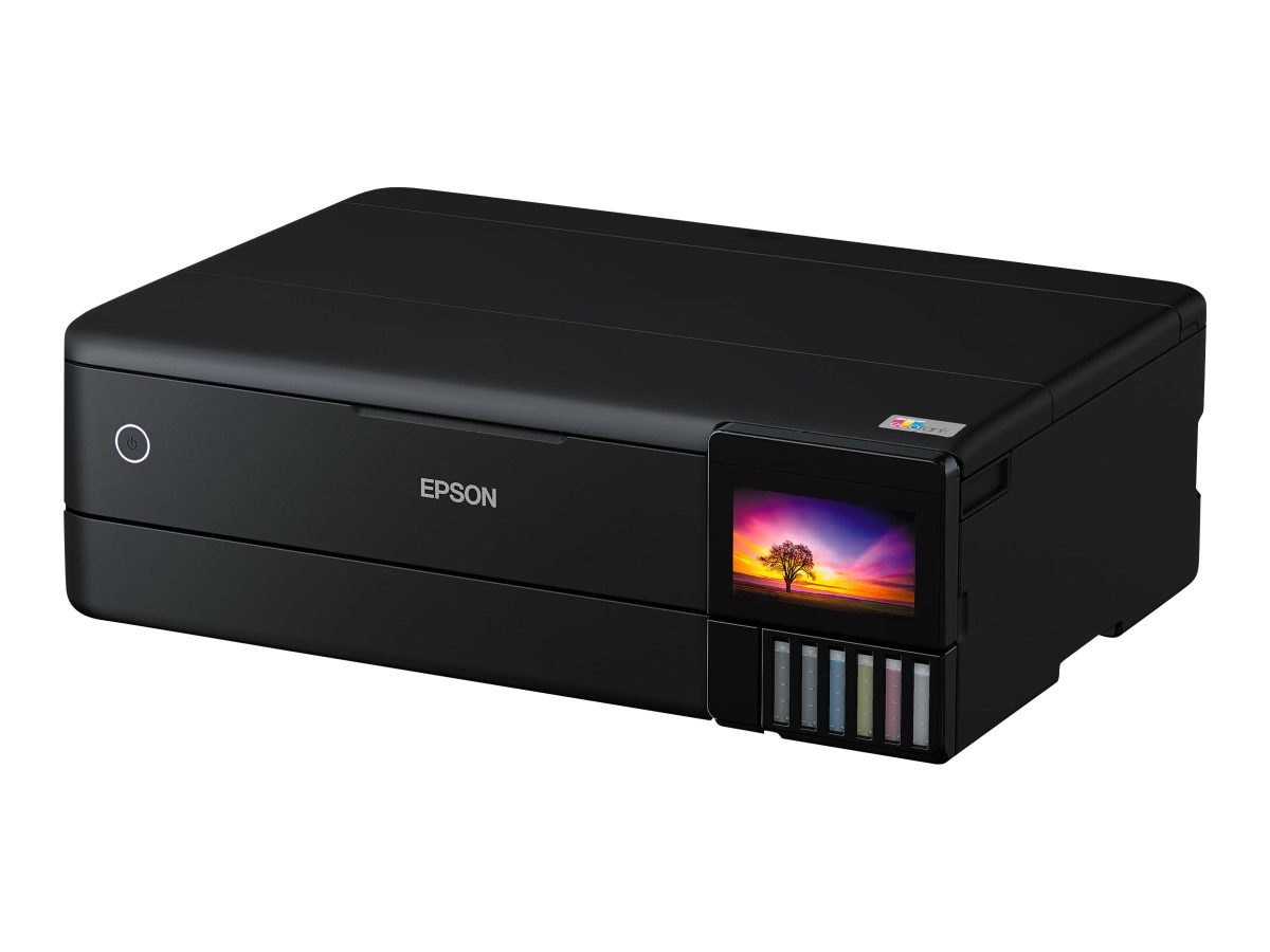 Multifunctional Printer, EcoTank L8180, Inkjet, Colour, Inkjet Multifunctional Printer, A3+, Wi-Fi, Black