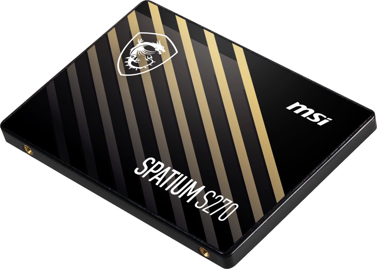 SSD, MSI, SPATIUM S270, 480GB, SATA, 3D NAND, Write speed 450 MBytes/sec, Read speed 500 MBytes/sec, 2,5", TBW 250 TB, MTBF 2000000 hours, S78-440E350-P83