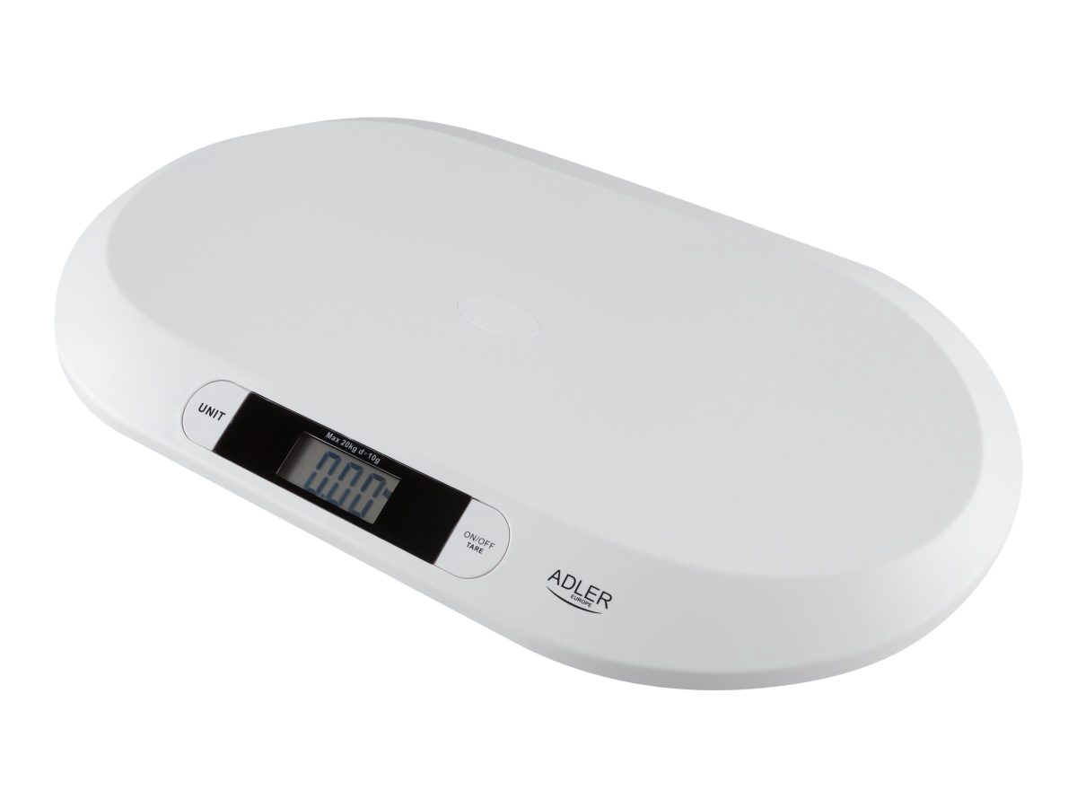Adler AD 8139, Maximum weight (capacity) 20 kg, Accuracy 10 g, White