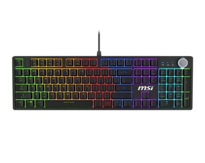 MSI FORGE GK320 RED US, Gaming keyboard, Wired, US, Mechanical RED Switches