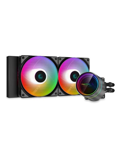 CASTLE 240EX A-RGB, Black, Intel, AMD, CPU Liquid Cooler