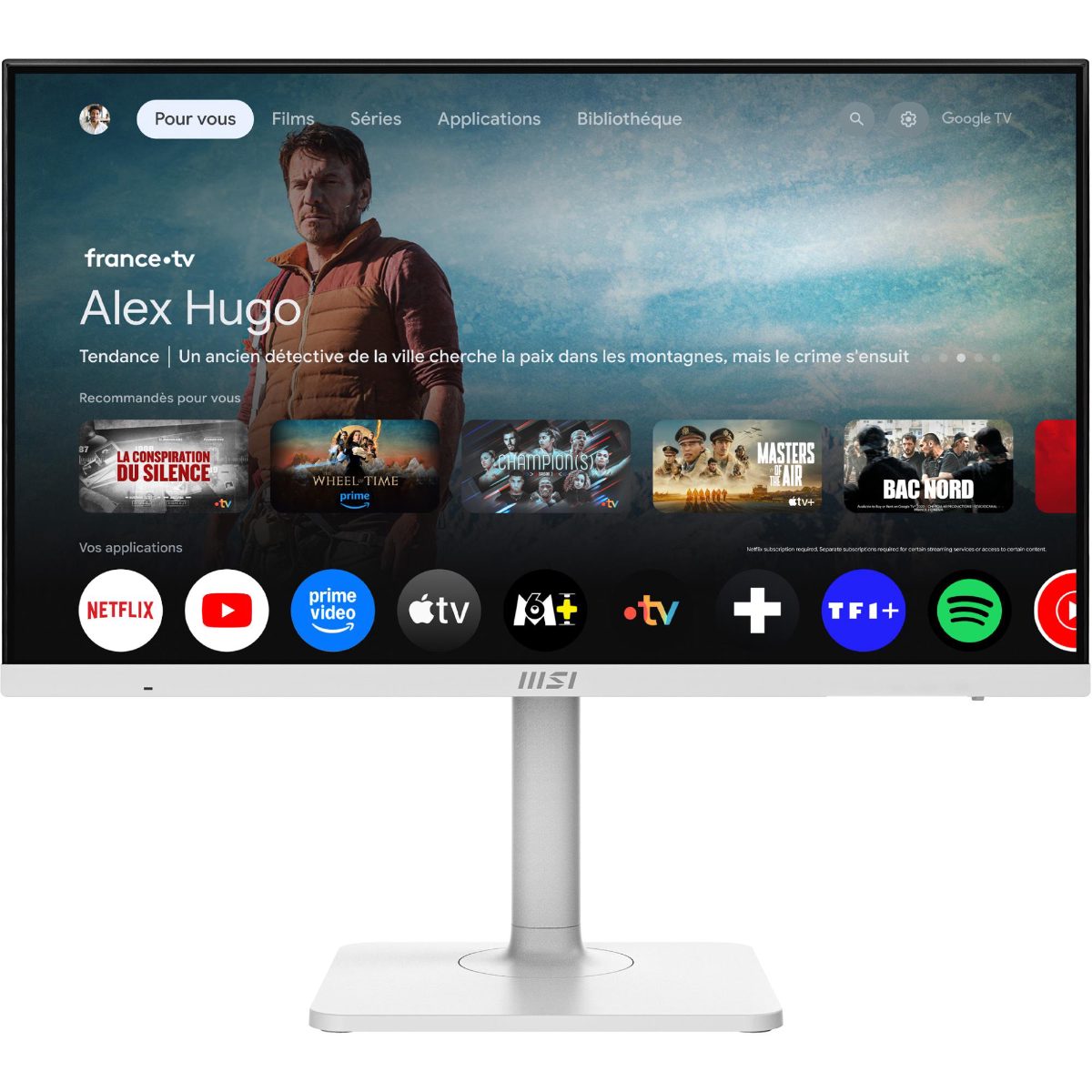 LCD Monitor, MSI, 27 ", 3840 x 2160 pixels, 4K Ultra HD, Native aspect ratio 16:9, MODERNMD272UPSW