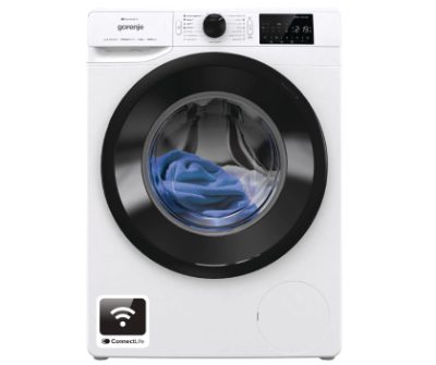 Washing machine, WPNEI82A1SWIFI, Energy efficiency class A, Front loading, Washing capacity 8 kg, 1200 RPM, Depth 55 cm, Width 60 cm, Display, LED, Steam function, White