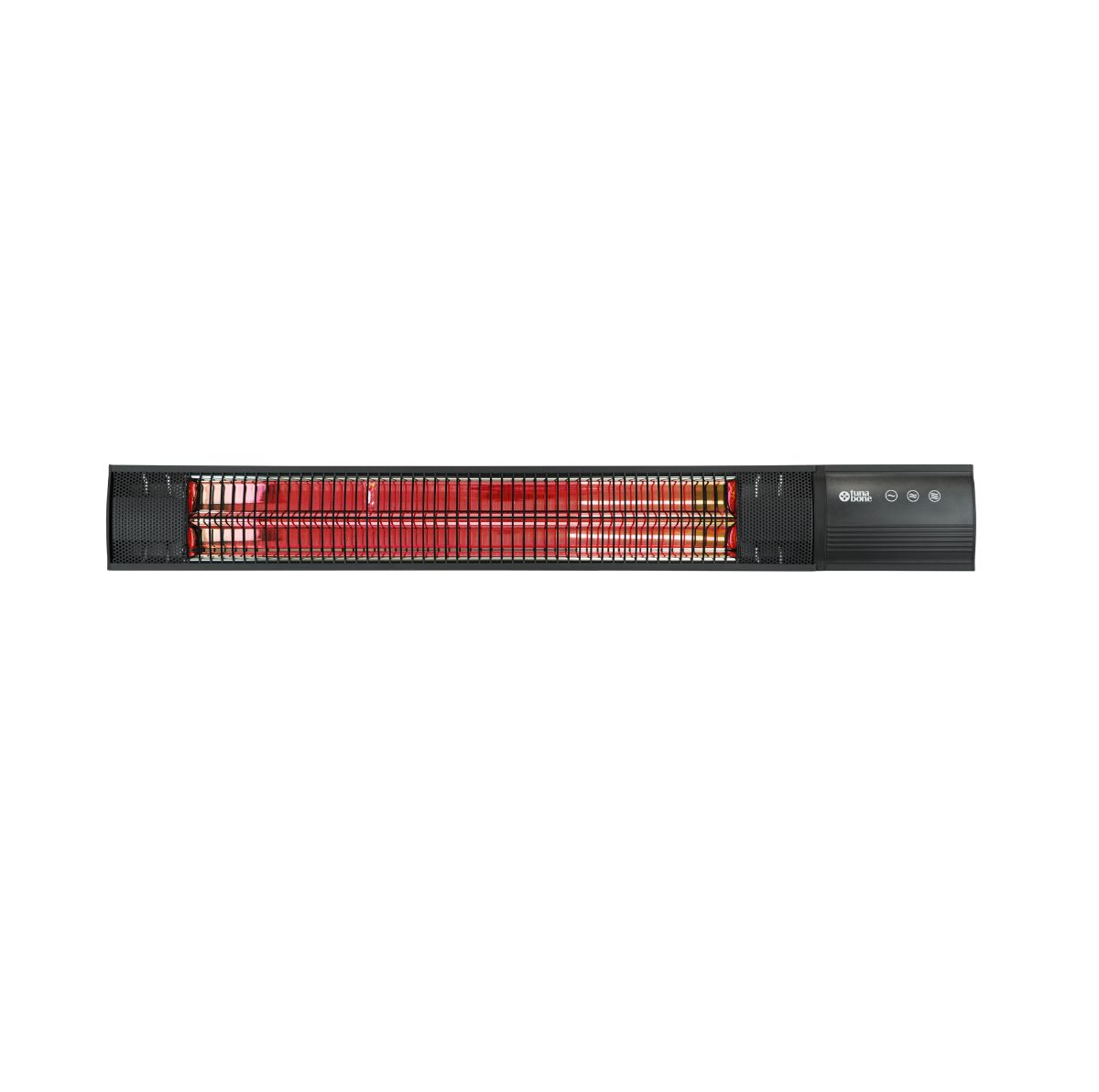 Electric Wall mounted Infrared Patio Heater, TB2580W-01, Patio heater, 2500 W, Number of power levels 3, Suitable for rooms up to 25 m², Black, IP55