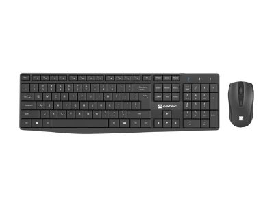 Keyboard and Mouse, Squid 2in1 Bundle, Keyboard and Mouse Set, Wireless, Wireless connection, US, Black