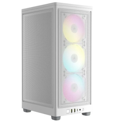 RGB AIRFLOW PC Case, 2000D, White, Mini-ITX, SFX