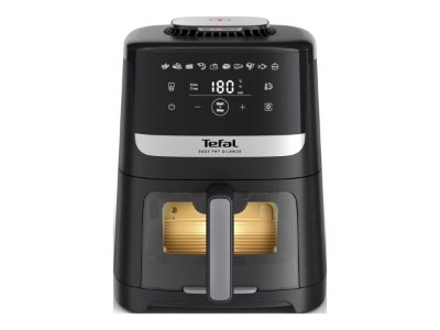 TEFAL Hot air fryer, EY5568E0, Capacity 5 L, Black