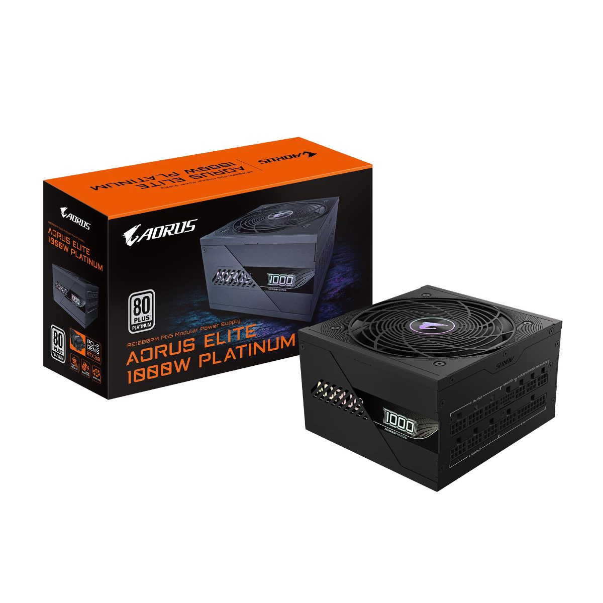 Power Supply, NZXT, GP-AE1000PM PG5, 1000 Watts, Efficiency 80 PLUS PLATINIUM, PFC Active, MTBF 100000 hours, GP-AE1000PMPG5