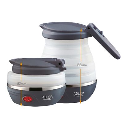 Travel Kettle, AD 1279, Electric, 750 W, 0.6 L, Silicon, White
