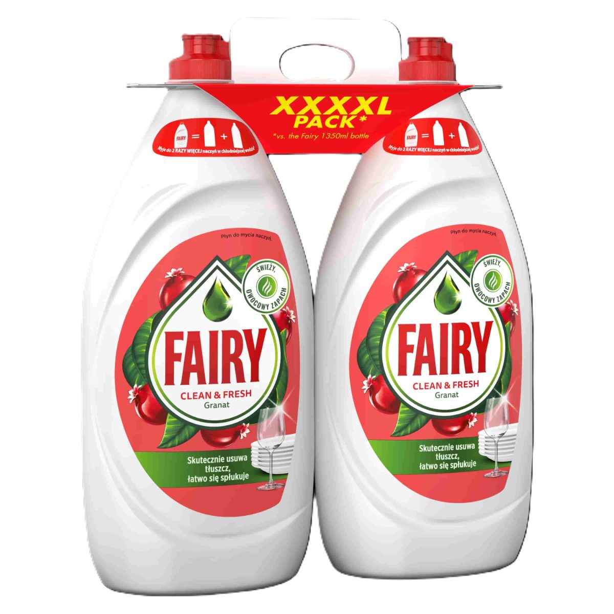 FAIRY Pomegranate trauku mazgāšanas līdzeklis, komplekts, 2x1350ml