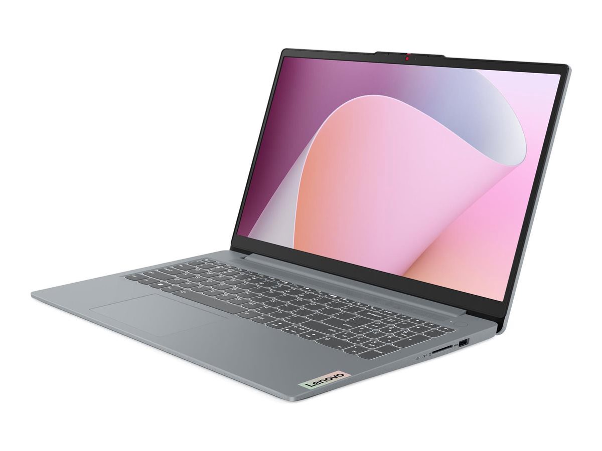 Lenovo IdeaPad Slim 3 15AMN8 AMD, Arctic Grey, 15.6 ", IPS, FHD, 1920 x 1080 pixels, Anti-glare, AMD Ryzen 5, 40, 16 GB, Soldered LPDDR5, Solid-state drive capacity 512 GB, AMD Radeon 610M Graphics, Windows 11 Home, 802.11ax, Bluetooth version 5.2, Keyboard language English, Warranty 24 month(s), Battery warranty 12 month(s)
