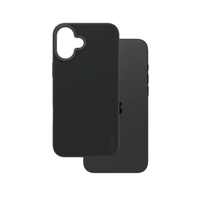 CARE by PanzerGlass Case Fashion, Back protection, Apple, iPhone 16 Plus, Recycled plastic, Black, MagSafe
