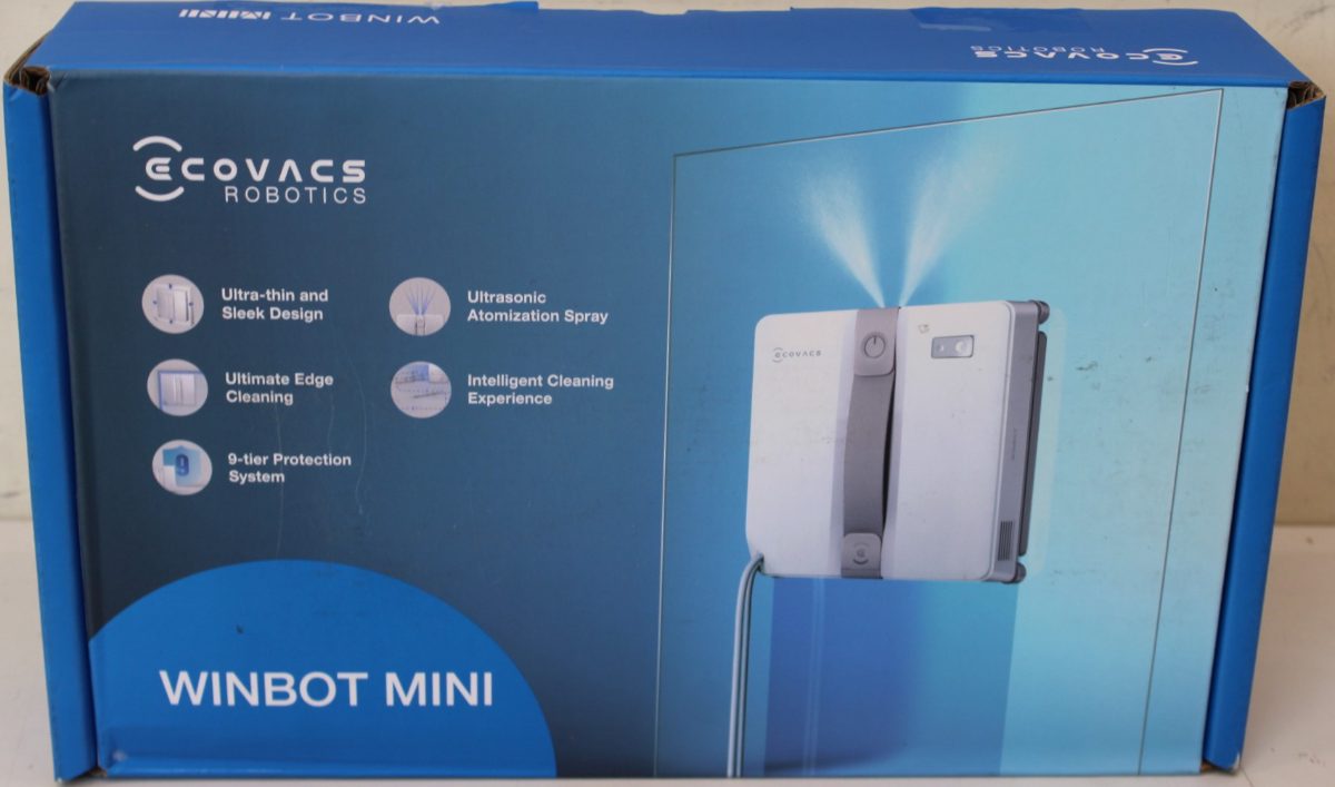 Ecovacs Windows Cleaner Robot, WINBOT MINI GREY, Corded, Grey