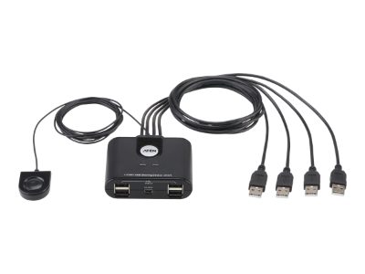 Aten 4-Port USB 2.0 Peripheral Sharing Device, Aten, 4 x 4 USB 2.0 Peripheral Sharing Switch