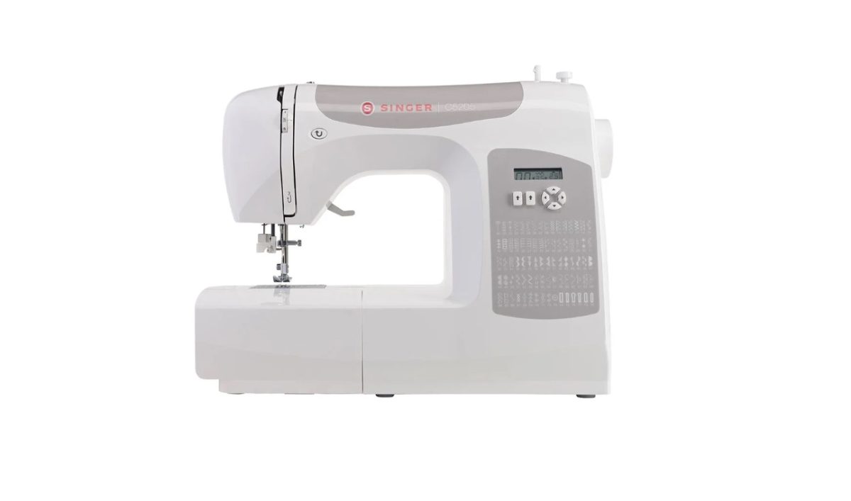 Sewing Machine, C5205-GY, Number of stitches 80, Number of buttonholes 1, Gray