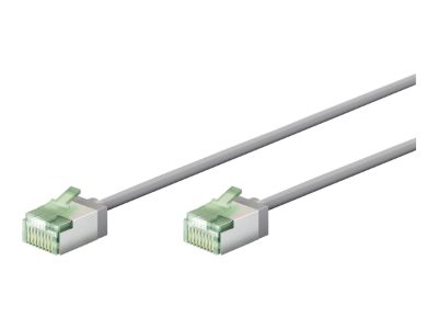 Goobay 74343 Ultra-Flexible CAT 8.1 Patch Cable, Slim, U/FTP, 0.15 m, Grey, Goobay