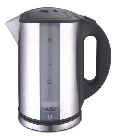 Kettle, AD 1216, Standard, 2000 W, 1.7 L, Stainless steel, 360° rotational base