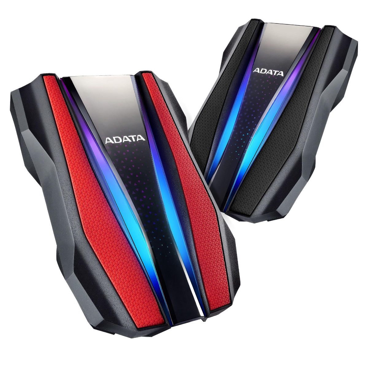 External HDD, ADATA, AHD770G-2TU32G1-CRD, 2TB, USB 3.2, Colour Red