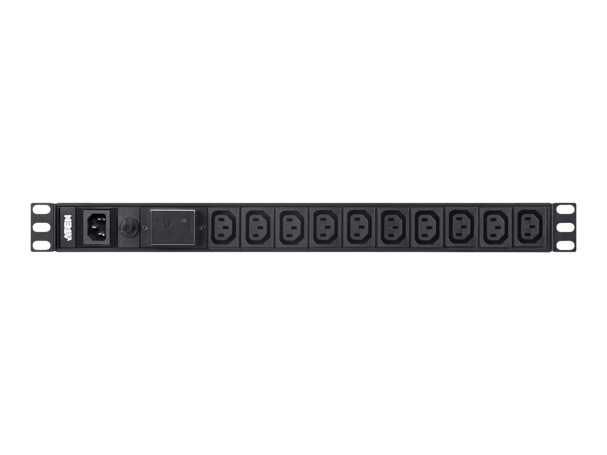 1U 10A 18Ports Basic PDU with Surge Protection, PE0118SG