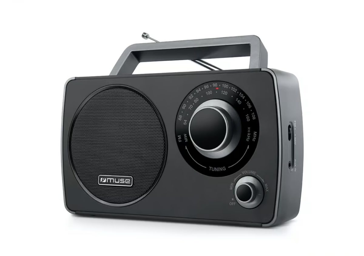 Portable Radio, M-075 R, AUX in
