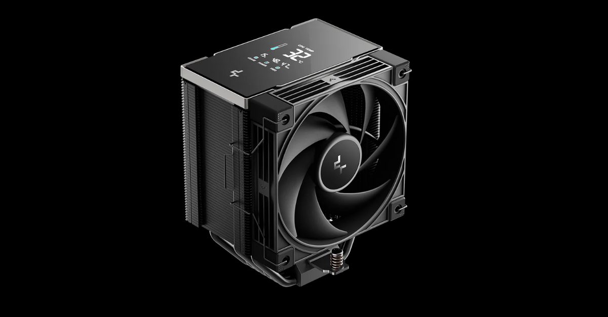 Deepcool CPU Air Cooler, AK700 DIGITAL NYX, Black, Intel, AMD