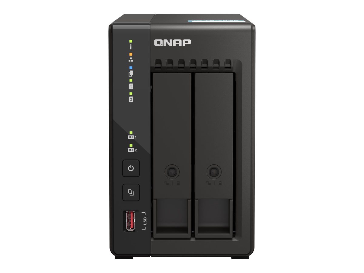2-Bay desktop NAS, TS-253E-8G, Intel Celeron, J6412 4-core, Processor frequency 2.6 GHz, 8 GB